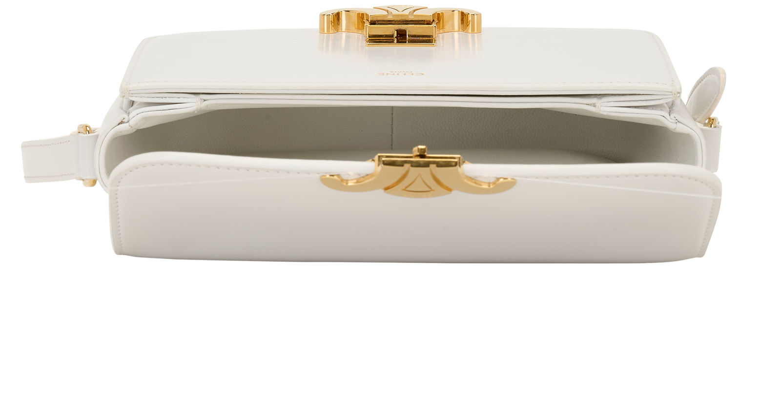 Teen Triomphe Bag, &pound;1,800, Handbags, White, Leather, Other view